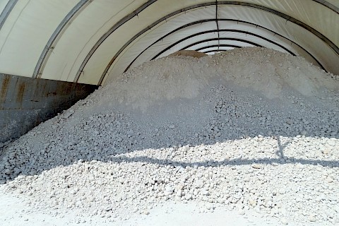 Raw kaolin-clay mixture for the tile plants/Halle-Leipzig area (2012)