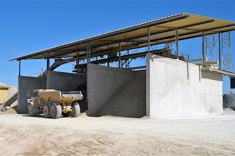 Processing plants in the pit/Eisenberg Palatinate (2009)