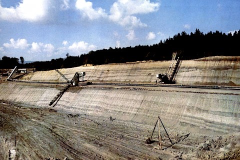 Clay pit Duingen near Alfeld in the Hils Basin/Lower Saxony (around 1950)