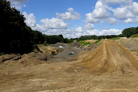 One of 5 slate clay pits of the company STORK Tongruben GmbH (2017)