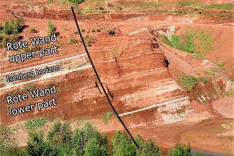 k4-sequence: brittle tectonic deformation in the clay pit Friedland/Leinetal Trench (2008)