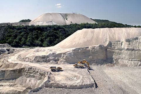 Open pit mining territory Hirschau-Schnaittenbach in the Oberpfalz region (with friendly permission)