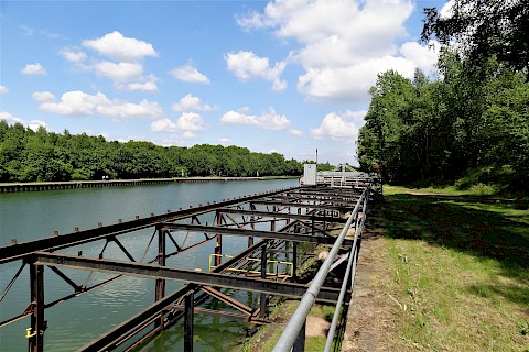Quarry intern jetty at the Mittelland Canal (2014)