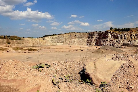 Rhyolite quarry Neu-Bamberg near Bad Kreuznach/ Rhineland-Palatinate (2016)