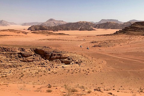 At the time of the Buntsandstein Central Europe passed through the desert belt/Wadi Rum (2019)