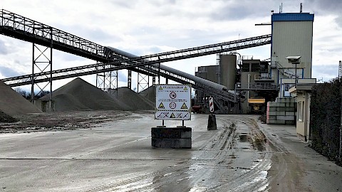 Fractionation of tunnel excavation material in the gravel plant Durmersheim (2019)